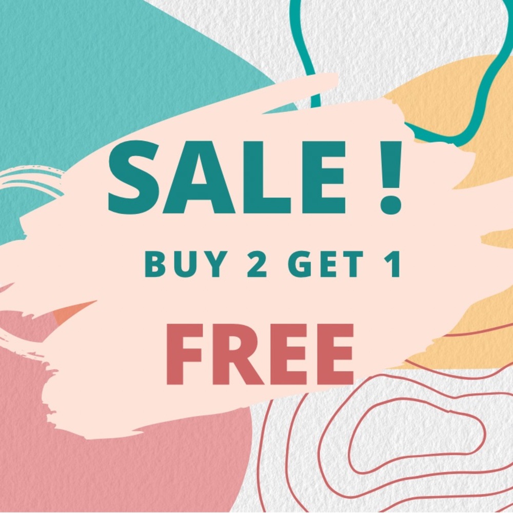 BUY 2 GET 1 FREE